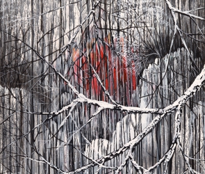 Monochrome painting cycle in various formats